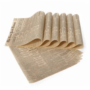 Pergamentersatz mit Wachsbeschichtung – mit Druckbild Pommes frites 33 x 40 cm Karton 1500 Stück